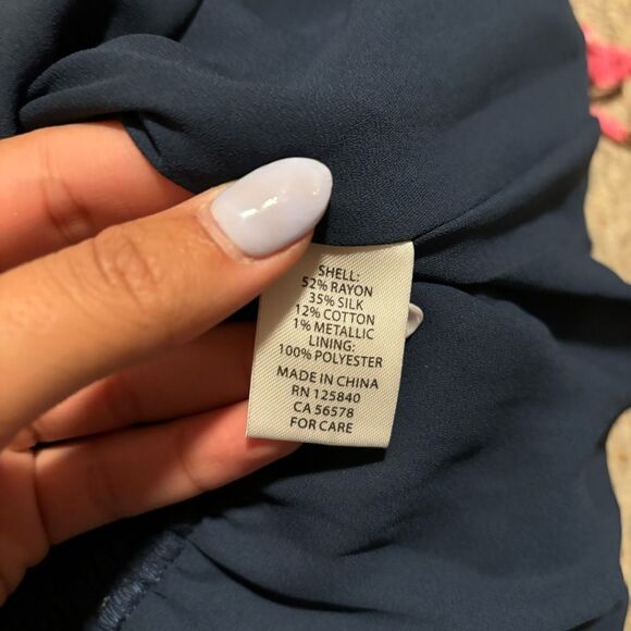 Intermix Silk Dorinda Smocked Mini Floral Dress- Size 0 - Picture 8 of 8